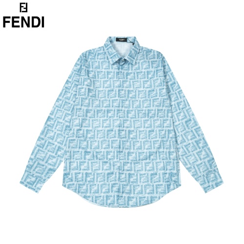 Wholesale Fendi Shirts Long Sleeved For Unisex #1226612 $64.00 USD, Wholesale Quality Replica Fendi Shirts