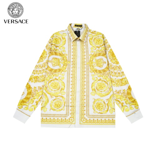 Wholesale Versace Shirts Long Sleeved For Unisex #1226618 $64.00 USD, Wholesale Quality Replica Versace Shirts