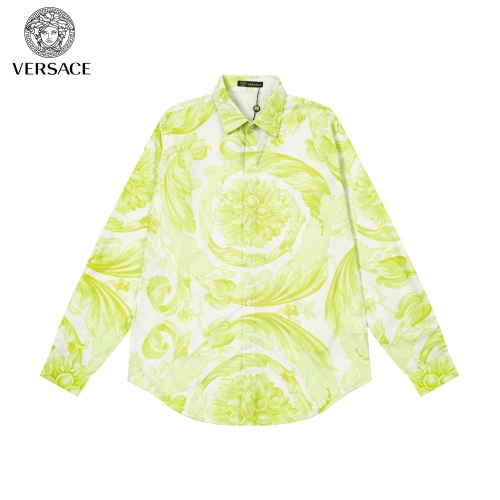 Wholesale Versace Shirts Long Sleeved For Unisex #1226623 $64.00 USD, Wholesale Quality Replica Versace Shirts