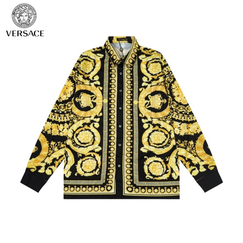 Wholesale Versace Shirts Long Sleeved For Unisex #1226627 $64.00 USD, Wholesale Quality Replica Versace Shirts