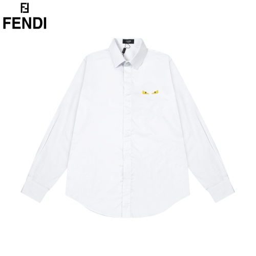 Wholesale Fendi Shirts Long Sleeved For Unisex #1226637 $72.00 USD, Wholesale Quality Replica Fendi Shirts