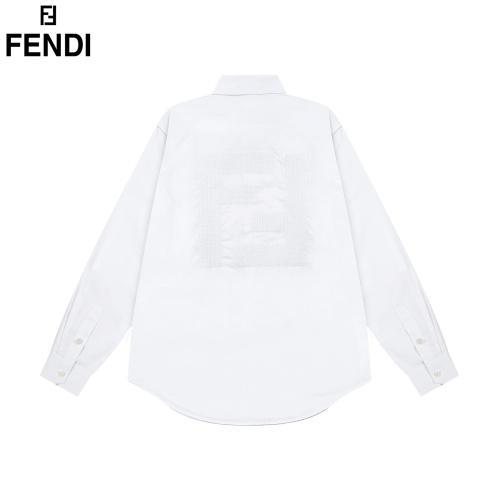 Replica Fendi Shirts Long Sleeved For Unisex #1226637 $72.00 USD for Wholesale