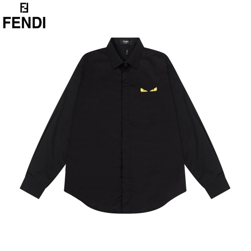 Wholesale Fendi Shirts Long Sleeved For Unisex #1226638 $72.00 USD, Wholesale Quality Replica Fendi Shirts