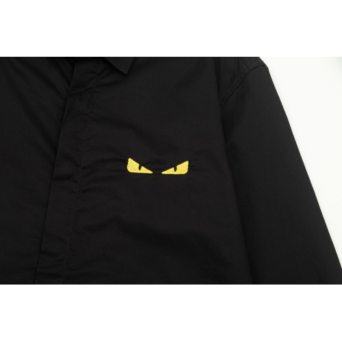 Replica Fendi Shirts Long Sleeved For Unisex #1226638 $72.00 USD for Wholesale