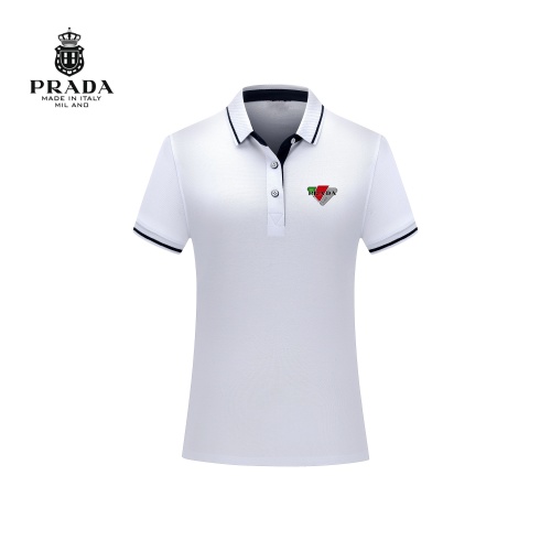 Wholesale Prada T-Shirts Short Sleeved For Men #1226656 $29.00 USD, Wholesale Quality Replica Prada T-Shirts