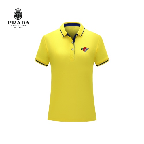 Wholesale Prada T-Shirts Short Sleeved For Men #1226661 $29.00 USD, Wholesale Quality Replica Prada T-Shirts