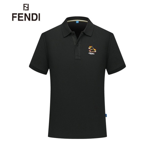 Wholesale Fendi T-Shirts Short Sleeved For Men #1226758 $29.00 USD, Wholesale Quality Replica Fendi T-Shirts