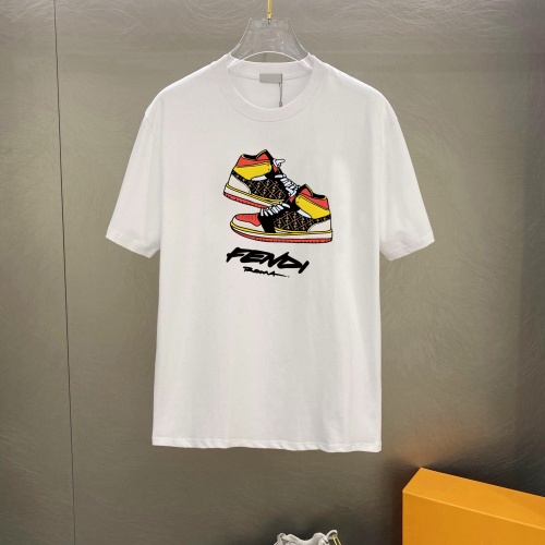 Wholesale Fendi T-Shirts Short Sleeved For Unisex #1226813 $25.00 USD, Wholesale Quality Replica Fendi T-Shirts