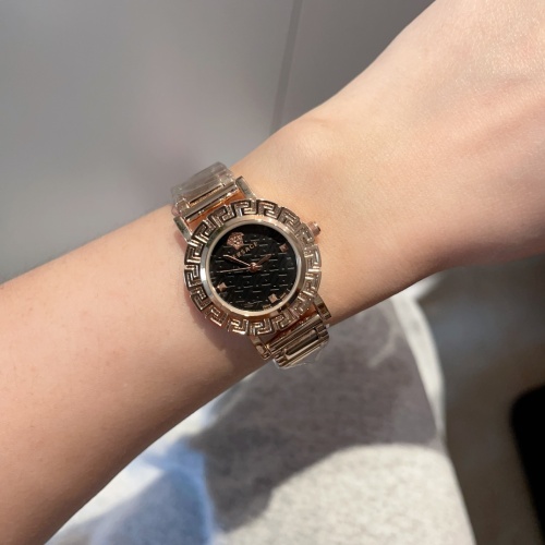 Replica Versace Watches In Rose Gold #1226839 $27.00 USD for Wholesale