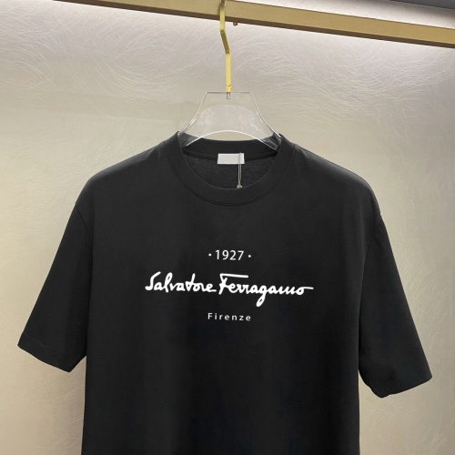 Replica Salvatore Ferragamo T-Shirts Short Sleeved For Unisex #1226866 $25.00 USD for Wholesale