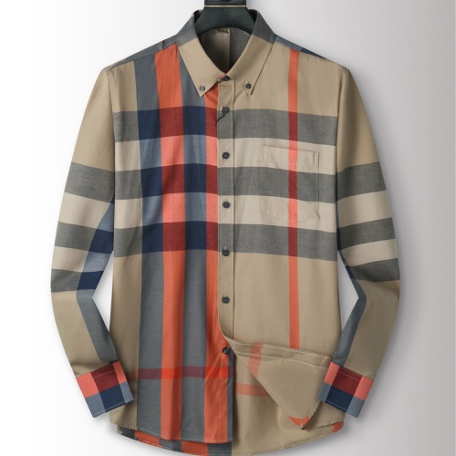 Wholesale Burberry Shirts Long Sleeved For Men #1226950 $34.00 USD, Wholesale Quality Replica Burberry Shirts