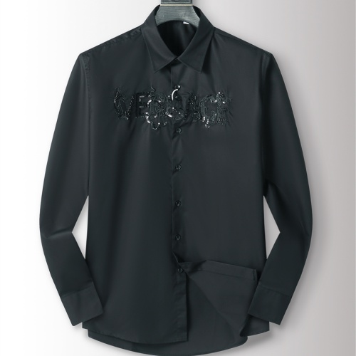 Wholesale Versace Shirts Long Sleeved For Men #1226954 $48.00 USD, Wholesale Quality Replica Versace Shirts