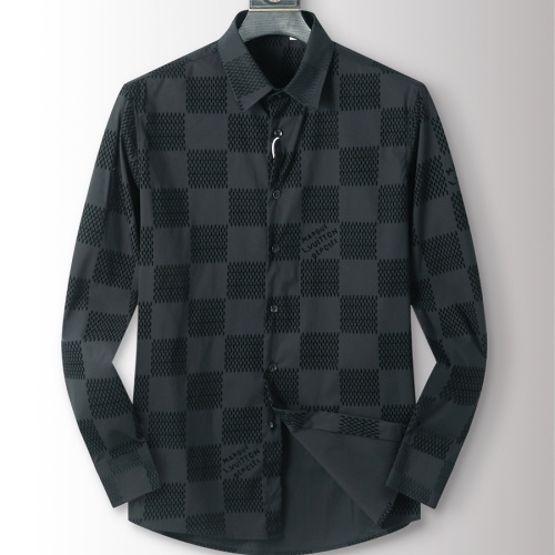 Wholesale Louis Vuitton LV Shirts Long Sleeved For Men #1226956 $48.00 USD, Wholesale Quality Replica Louis Vuitton LV Shirts