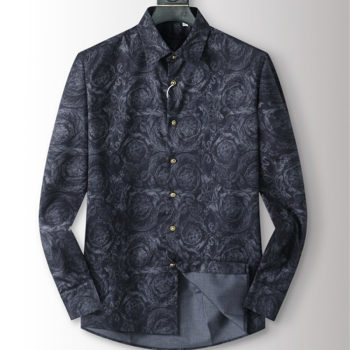 Wholesale Versace Shirts Long Sleeved For Men #1226959 $48.00 USD, Wholesale Quality Replica Versace Shirts