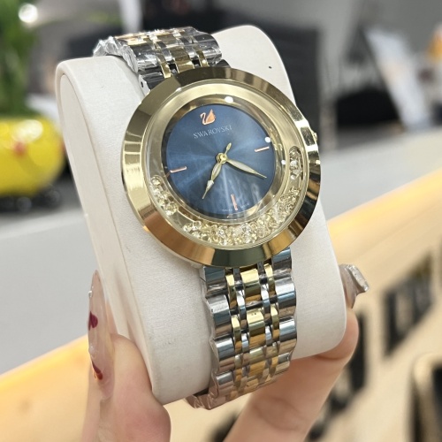 Wholesale SWAROVSKI Watches For Women #1227001 $34.00 USD, Wholesale Quality Replica SWAROVSKI Watches