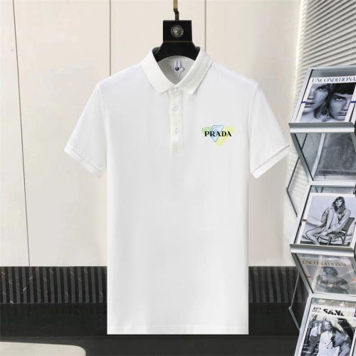 Wholesale Prada T-Shirts Short Sleeved For Men #1227120 $42.00 USD, Wholesale Quality Replica Prada T-Shirts