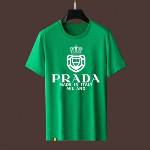 Wholesale Prada T-Shirts Short Sleeved For Men #1227148 $40.00 USD, Wholesale Quality Replica Prada T-Shirts