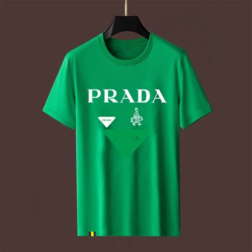 Wholesale Prada T-Shirts Short Sleeved For Men #1227179 $40.00 USD, Wholesale Quality Replica Prada T-Shirts