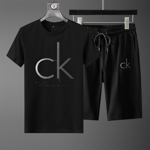 Wholesale Calvin Klein CK Tracksuits Short Sleeved For Men #1227201 $40.00 USD, Wholesale Quality Replica Calvin Klein CK Tracksuits