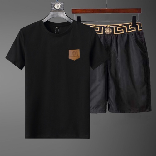 Wholesale Versace Tracksuits Short Sleeved For Men #1227206 $40.00 USD, Wholesale Quality Replica Versace Tracksuits