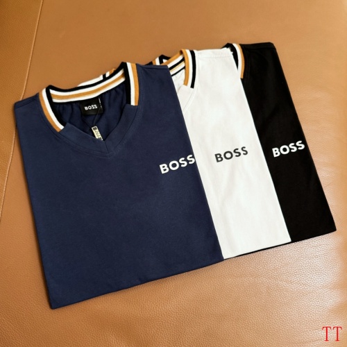 Replica Boss T-Shirts Short Sleeved For Men #1227257 $29.00 USD for Wholesale