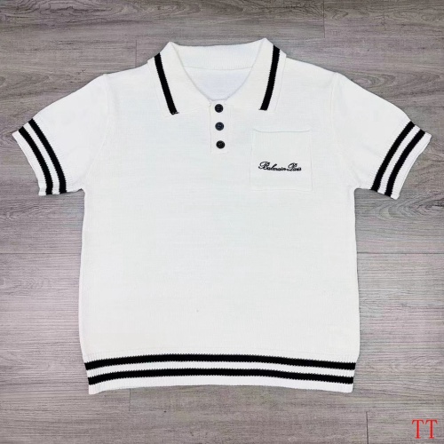 Wholesale Balmain T-Shirts Short Sleeved For Unisex #1227298 $48.00 USD, Wholesale Quality Replica Balmain T-Shirts