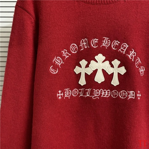 Replica Chrome Hearts Sweater Long Sleeved For Unisex #1227328 $56.00 USD for Wholesale