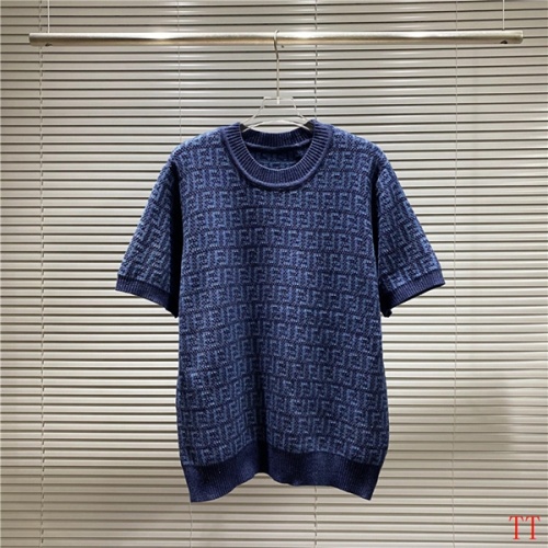 Wholesale Fendi Sweaters Short Sleeved For Men #1227343 $48.00 USD, Wholesale Quality Replica Fendi Sweaters