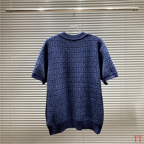 Replica Fendi Sweaters Short Sleeved For Men #1227343 $48.00 USD for Wholesale