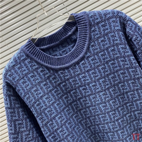 Replica Fendi Sweaters Short Sleeved For Men #1227343 $48.00 USD for Wholesale