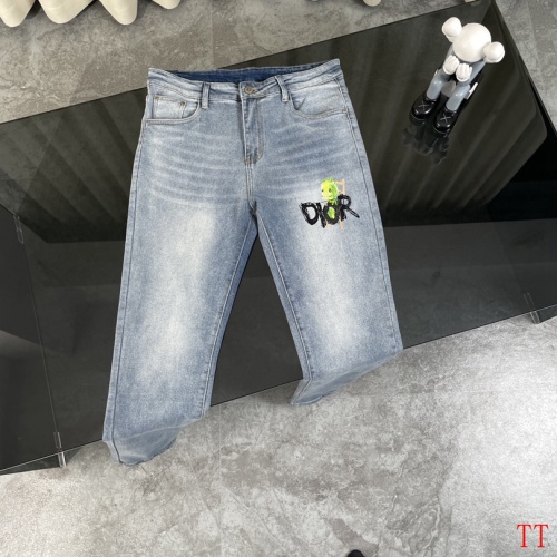 Replica Christian Dior Jeans For Unisex #1227383 $60.00 USD for Wholesale