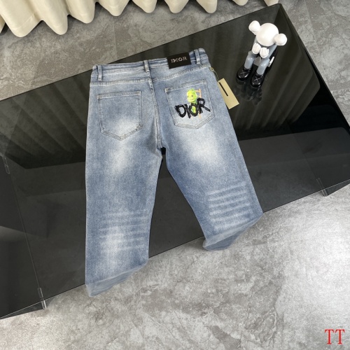 Replica Christian Dior Jeans For Unisex #1227383 $60.00 USD for Wholesale