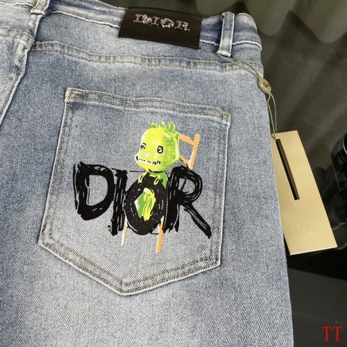 Replica Christian Dior Jeans For Unisex #1227383 $60.00 USD for Wholesale