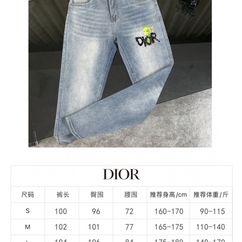 Replica Christian Dior Jeans For Unisex #1227383 $60.00 USD for Wholesale