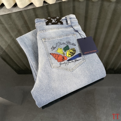 Wholesale Louis Vuitton LV Jeans For Unisex #1227385 $60.00 USD, Wholesale Quality Replica Louis Vuitton LV Jeans