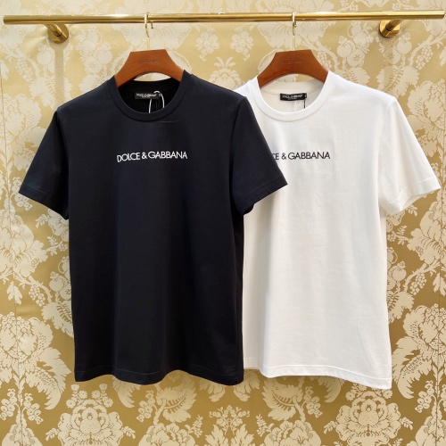 Replica Dolce & Gabbana D&G T-Shirts Short Sleeved For Unisex #1227527 $45.00 USD for Wholesale