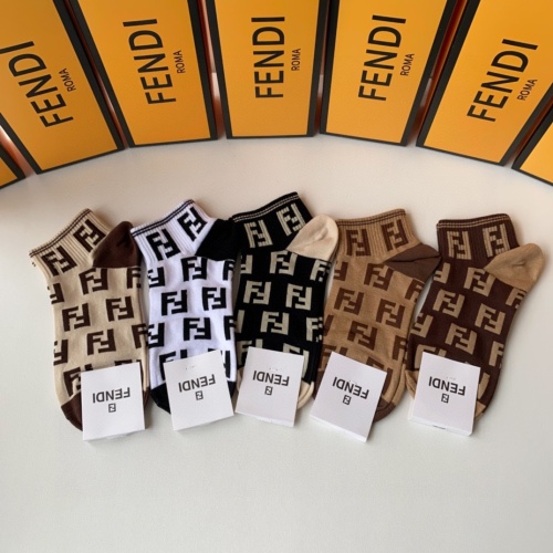 Wholesale Fendi Socks #1227545 $27.00 USD, Wholesale Quality Replica Fendi Socks