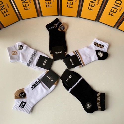 Replica Fendi Socks #1227547 $27.00 USD for Wholesale