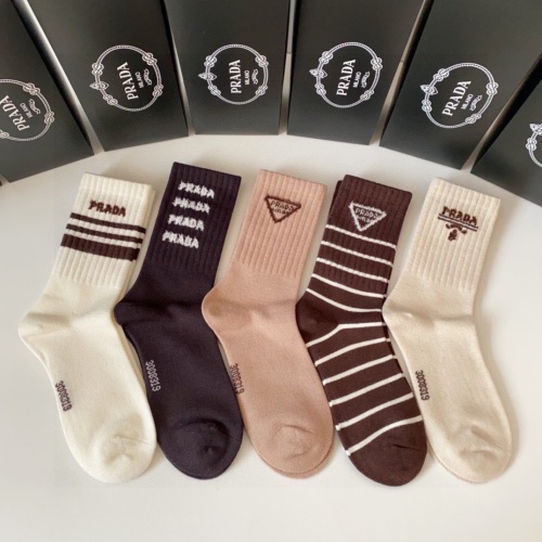 Wholesale Prada Socks #1227598 $29.00 USD, Wholesale Quality Replica Prada Socks