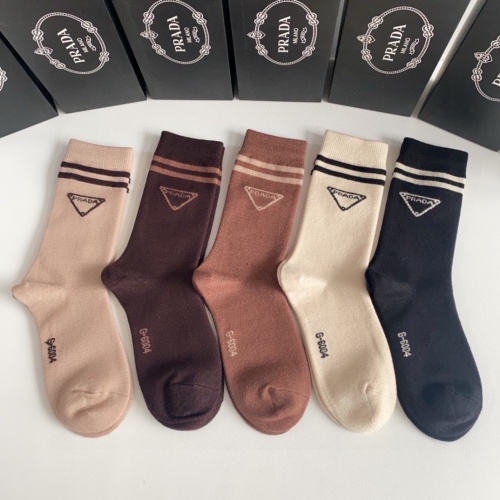 Wholesale Prada Socks #1227599 $29.00 USD, Wholesale Quality Replica Prada Socks