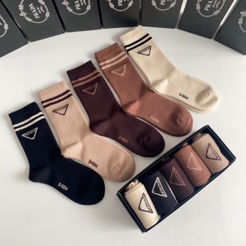 Replica Prada Socks #1227599 $29.00 USD for Wholesale