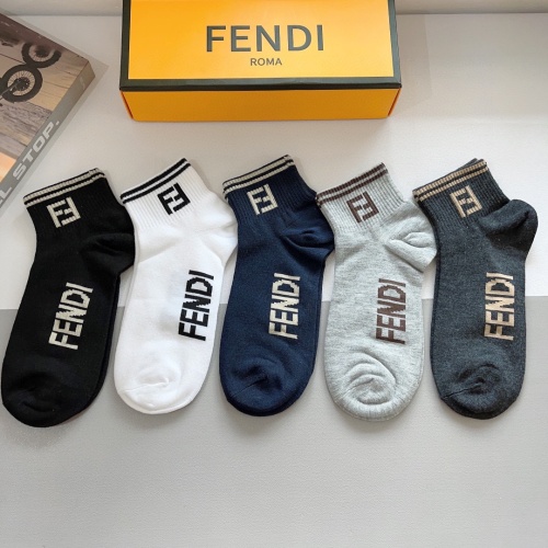 Wholesale Fendi Socks #1227733 $27.00 USD, Wholesale Quality Replica Fendi Socks