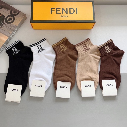 Wholesale Fendi Socks #1227734 $27.00 USD, Wholesale Quality Replica Fendi Socks