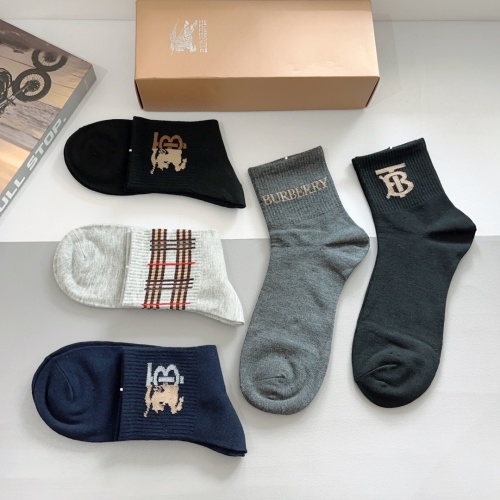 Replica Burberry Socks For Men #1227738 $29.00 USD for Wholesale