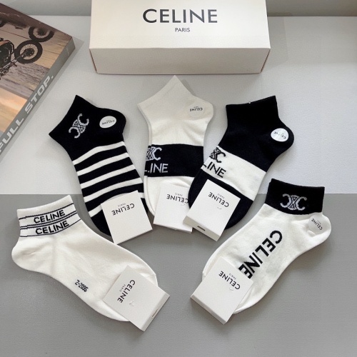 Replica Celine Socks #1227880 $27.00 USD for Wholesale