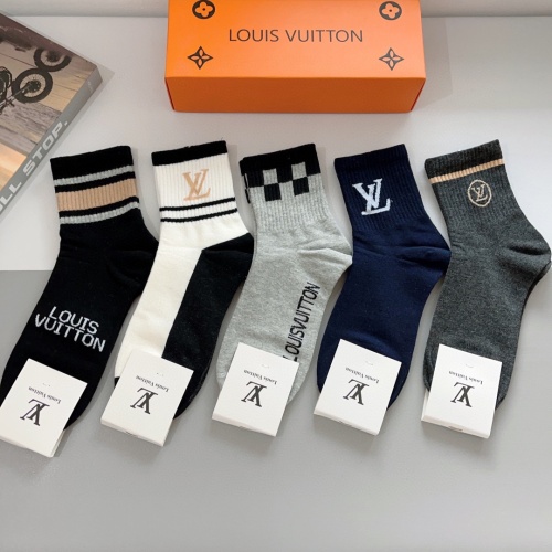 Wholesale Louis Vuitton LV Socks For Men #1227899 $29.00 USD, Wholesale Quality Replica Louis Vuitton LV Socks