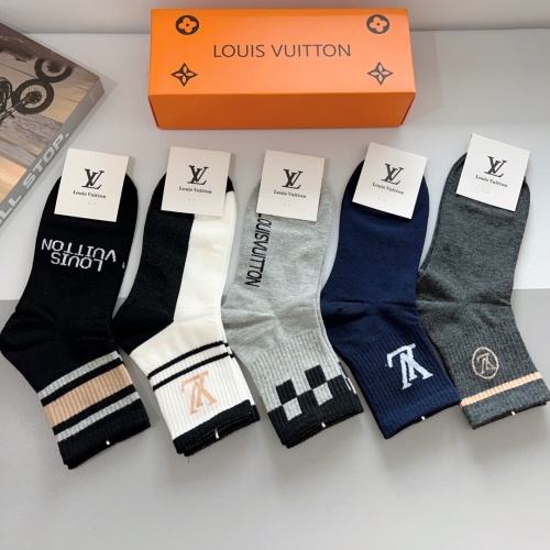 Replica Louis Vuitton LV Socks For Men #1227899 $29.00 USD for Wholesale