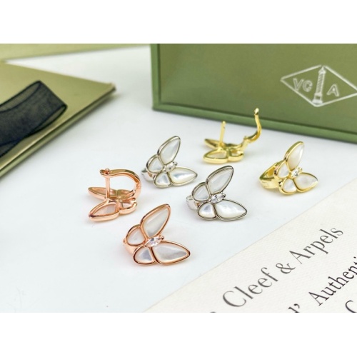 Replica Van Cleef & Arpels Earrings For Women #1228329 $34.00 USD for Wholesale