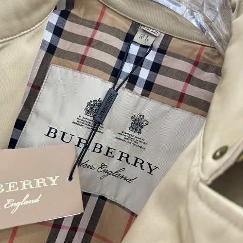 Replica Burberry Trench Coat Long Sleeved For Women #1228485 $172.00 USD for Wholesale