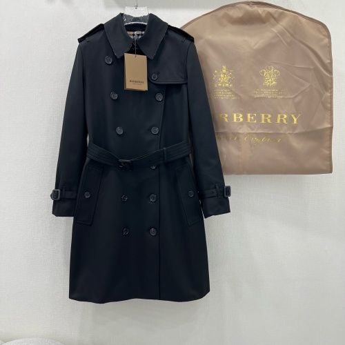 Wholesale Burberry Trench Coat Long Sleeved For Women #1228487 $172.00 USD, Wholesale Quality Replica Burberry Trench Coat